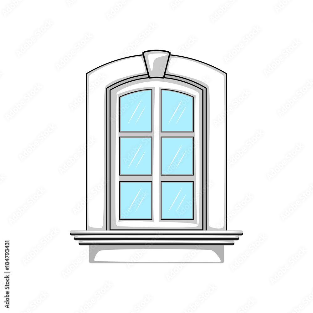 Window icon. Vector Illustration Window icon. Vector Illustration