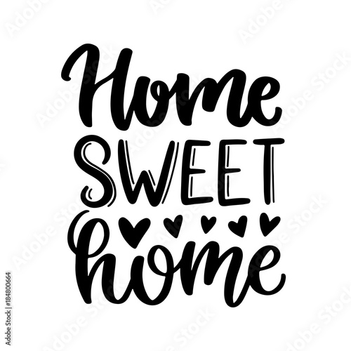 Vector lettering poster