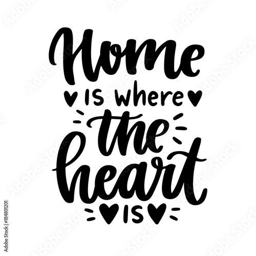 Vector lettering poster