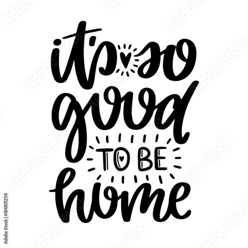 Vector lettering poster