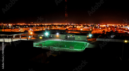 Night football in Al Hasa