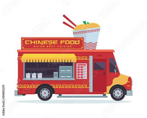 Modern Delicious Commercial Food Truck Vehicle - Chinese Food