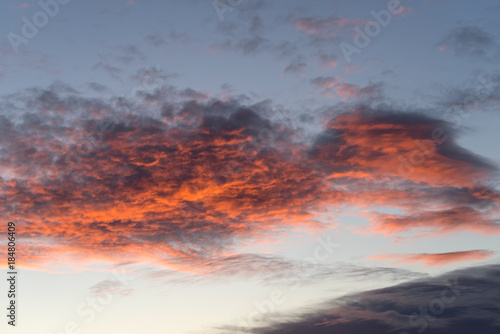 Altocumulus clouds at sunset © Dmytro Surkov