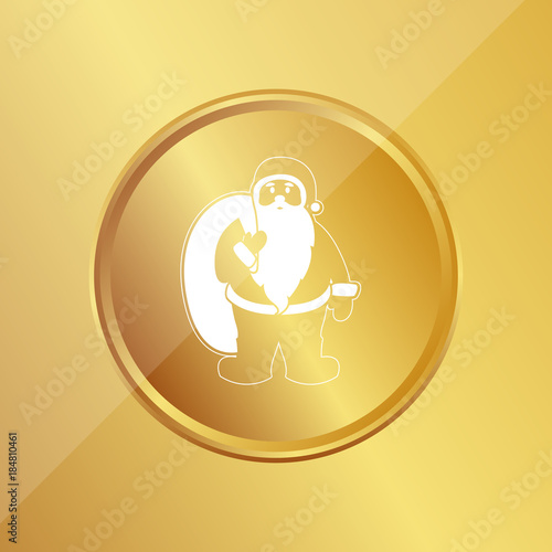Gold Medaille - Santa Claus