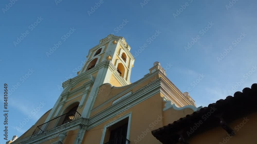 Old historic church building exterior in Vinales Cuba Old historic church building exterior in Vinales Cuba