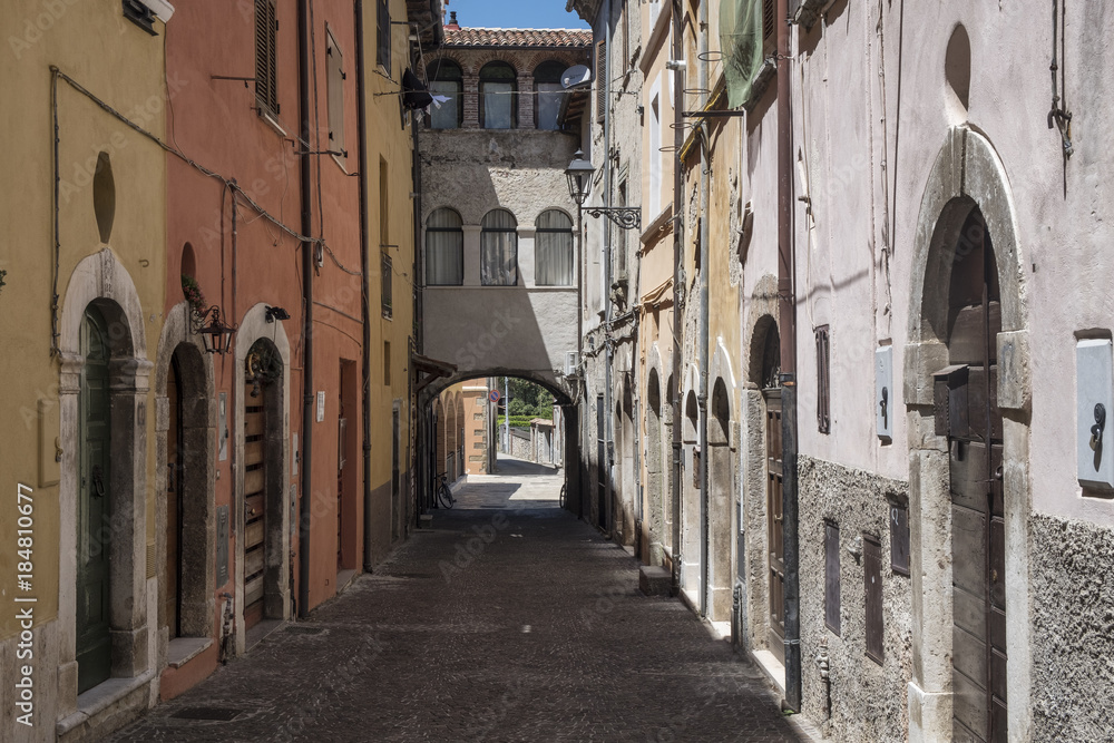 Borgo Velino (Rieti, Lazio, Italy), old street
