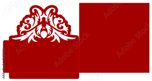 Laser cut vector template