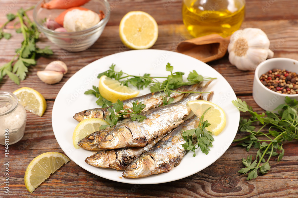 fried fish and lemon fried fish and lemon