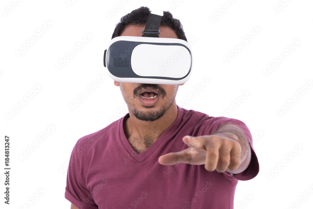 Naklejka premium VR headset