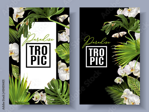 Tropic orchid banners