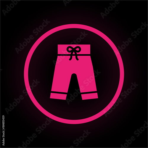 Neon Button rund - Boxershorts