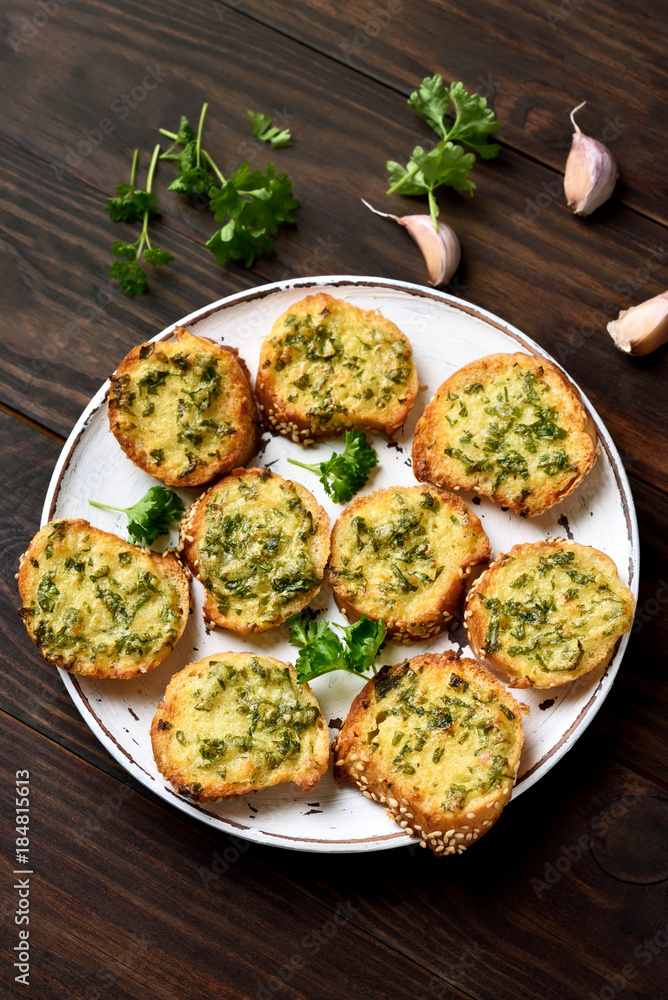 Garlic cheese bread Garlic cheese bread
