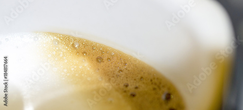 Canvastavla detail of italian cappucicno