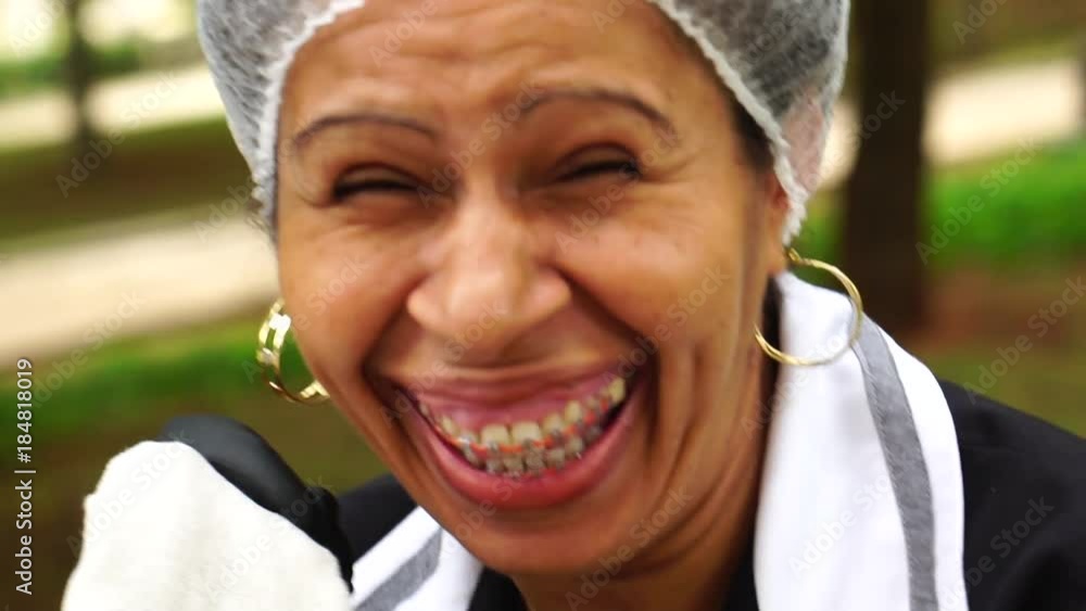 Housekeeper Dancing and Having Fun Housekeeper Dancing and Having Fun