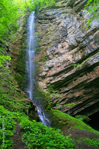 Waterfall in Zeleni vir, Gorski kotar, Croatia