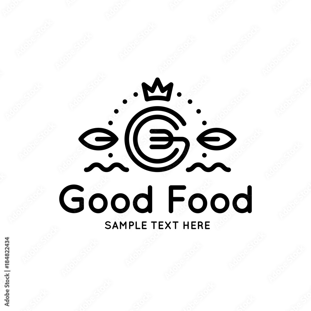 Good Food Logo Design Template