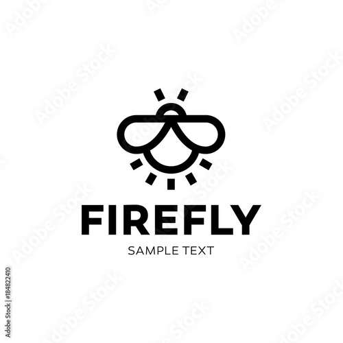 Firefly Logo Vector Design Template