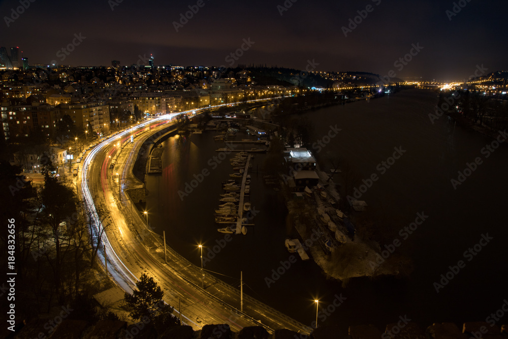 Fototapeta premium Vyšehrad Prag Straße