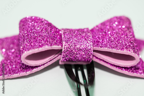 Beautiful sparklin purple  tie photo