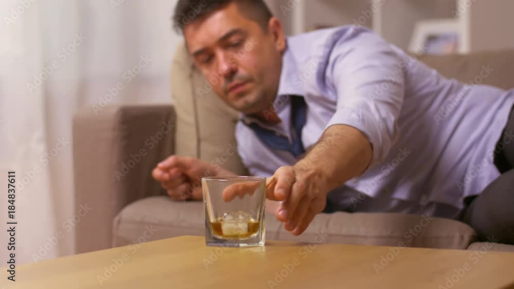 alcoholic drinking whiskey and sleeping at home alcoholic drinking whiskey and sleeping at home
