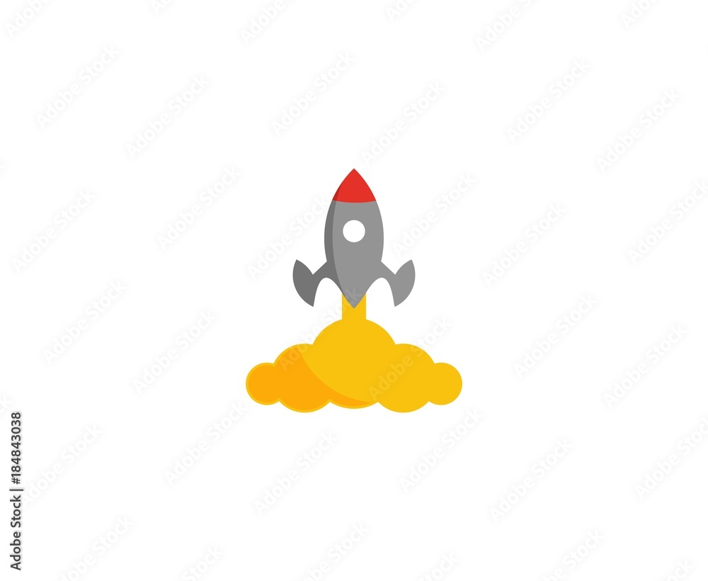 Fototapeta premium Rocket logo