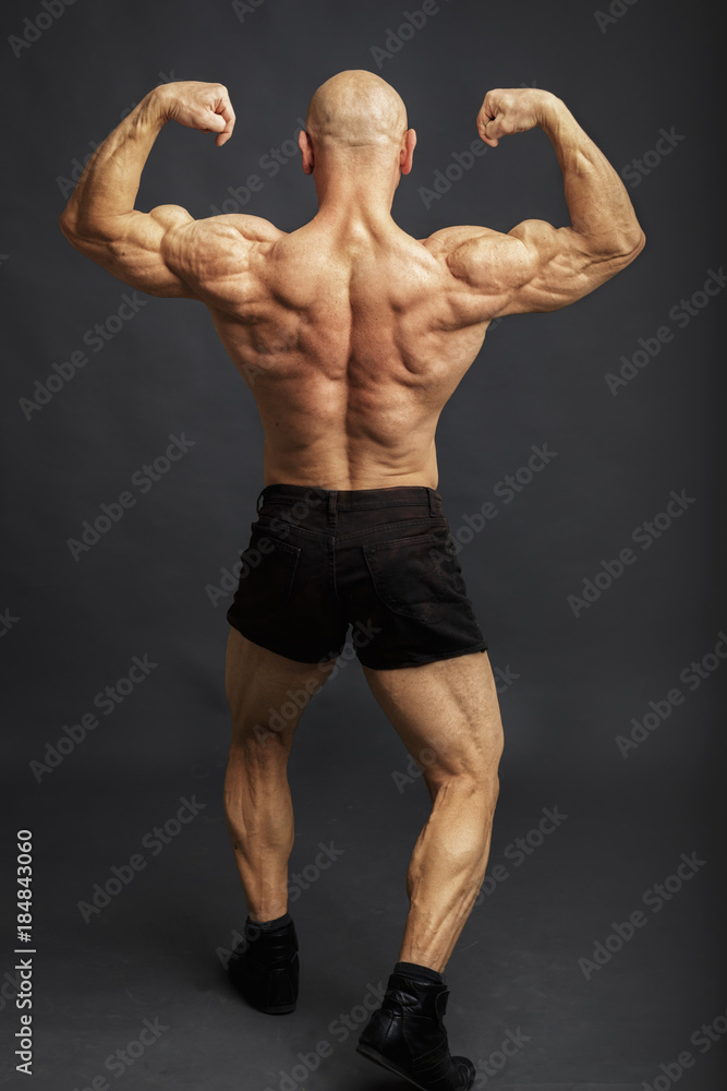 Bodybuilder Strikes Front Double-Biceps Pose Editorial Stock Image - Image  of healthy, firm: 76976979