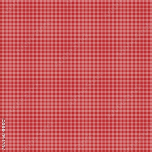 Red gingham plaid seamless pattern. Christmas, holiday repeating pattern for fabric, gift wrap, cards, backgrounds, borders, gift tags, bags, decorations and more. 