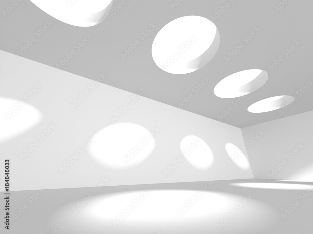 Abstract Modern White Architecture Background Abstract Modern White Architecture Background