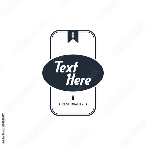 electric cigarette badge label template