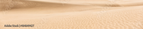 Panorama of sand desert