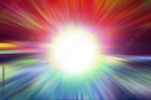 Light Explosion Abstract Background