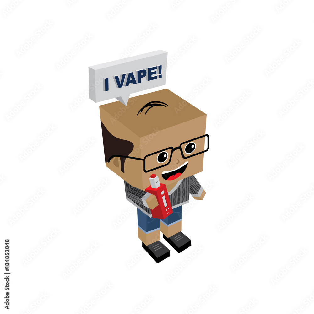 isometric block electric cigarette guy personal vaporizer isometric block electric cigarette guy personal vaporizer