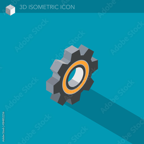 boussole icône 3D isométrique - compass 3D isometric web icon