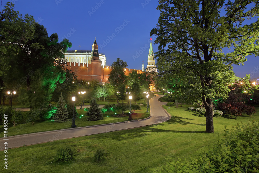 Alexander Garden near Moscow Kremlin