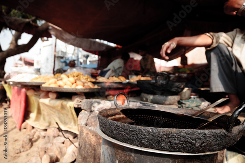 Photography Indian Food At A Market Stall