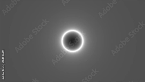 light rings in fast motion like strobo effects black and white