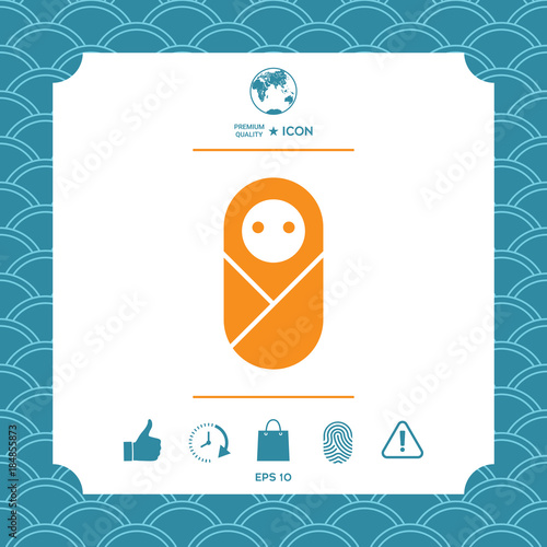 Infant, neonate, newborn icon