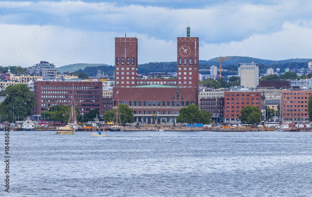 Fototapeta premium Oslo city hall.