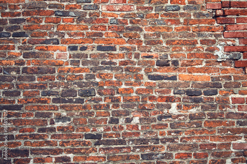 Brick old texture wall for background design or abstract photo
