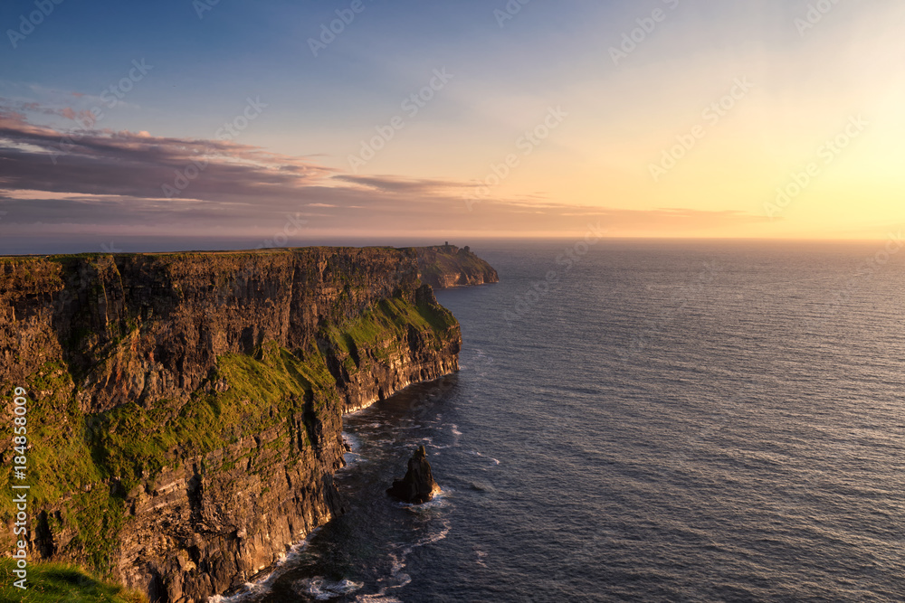 Sunset Cliffs of Moher, Ireland