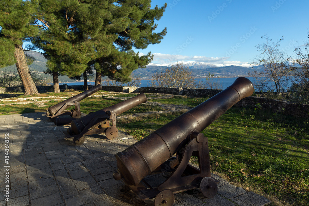 Amazing Sunset view of castle of Ioannina, Epirus, Greece Amazing Sunset view of castle of Ioannina, Epirus, Greece