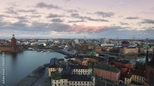 Wallpaper Mural Aerial view of Stockholm City, Riddarholmen  Torontodigital.ca