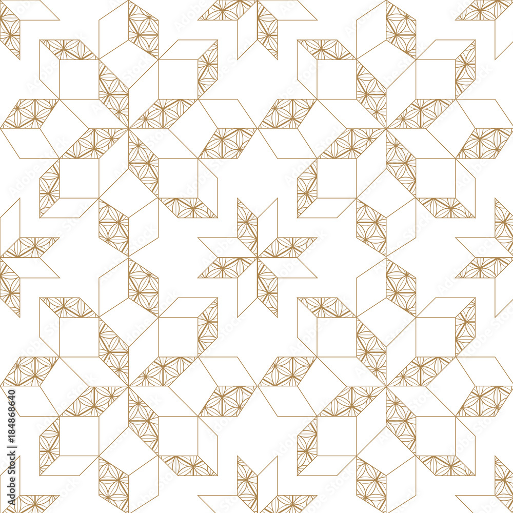 Gold Geometric Simple Minimalist With Japanese Vector Pattern Line Background For Wallpaper Texture Backdrop Template Cover Page Design Card Poster Stock Vector Adobe Stock