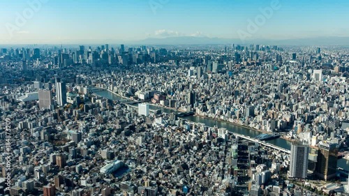 【絶景】東京都心の風景タイムラプス動画