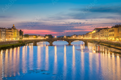 Ponte Alla Carraia & Sunset © lhboucault