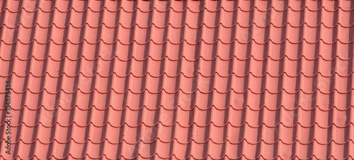 Tile roof   View of tile roof background.