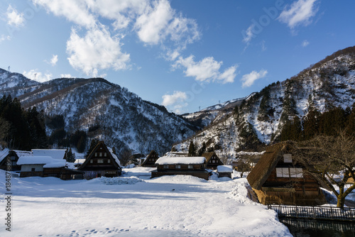 冬の五箇山 Gokayama