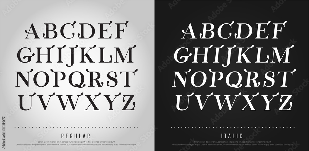 Lettering Typography Designs Logo Poster Invitation Stock Vector