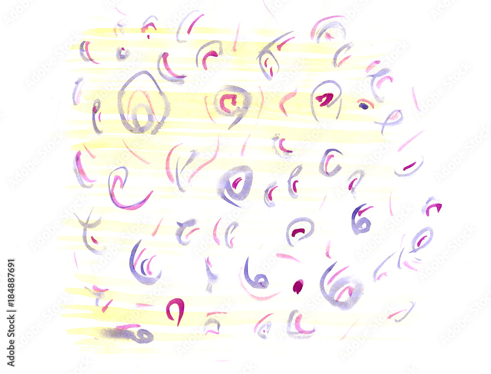 Hand drawn abstract art. For design, cover, card, web. Hand drawn abstract art. For design, cover, card, web.
