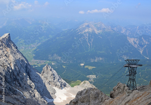 View of Eibsee Zugspitze in Germany